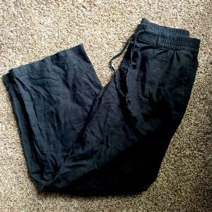 Black Linen Old Navy Pants
